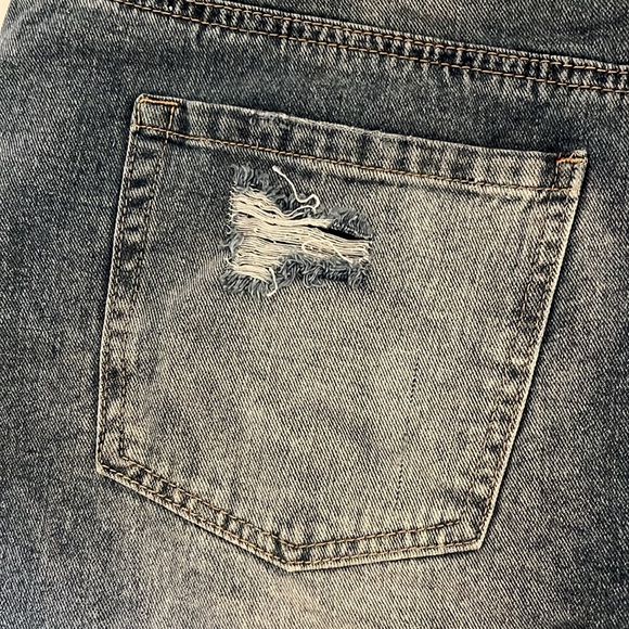 Blue Jean Skirt button Fly - Picture 9 of 11